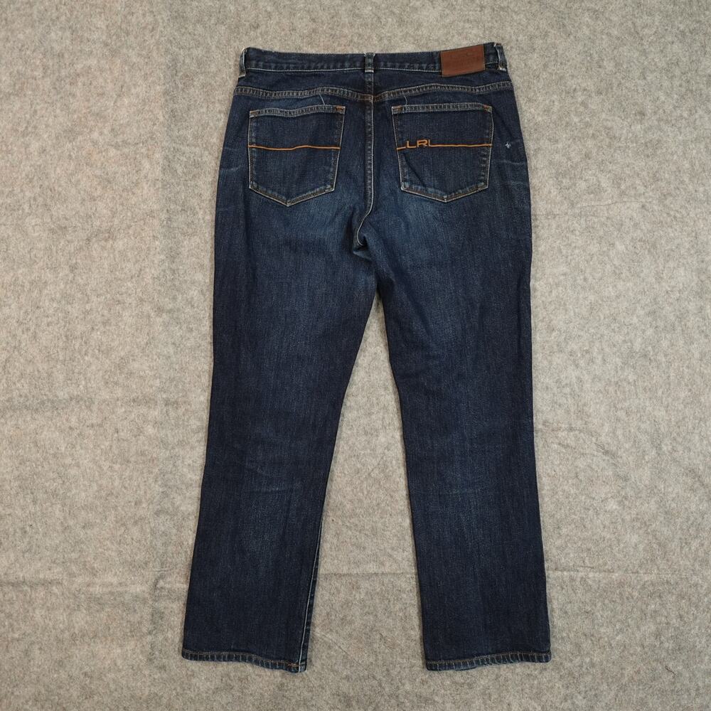Lauren Ralph Lauren Dark Wash Straight Leg Jeans - Picture 7 of 11
